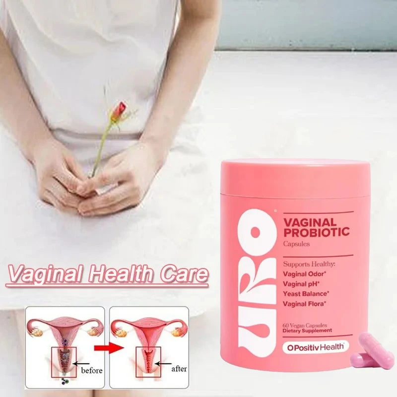 60Pcs Vaginal Probiotics Vitamin for Women PH Balance - Women'S Vaginal Health Supplement for Vaginal Odor & Vaginal Flora